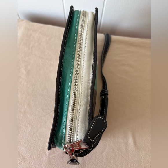 Vintage Balenciaga Black/White/Green Crossbody Bag - Picture 7 of 11